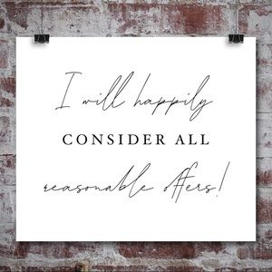 🎀Make me an offer🎀